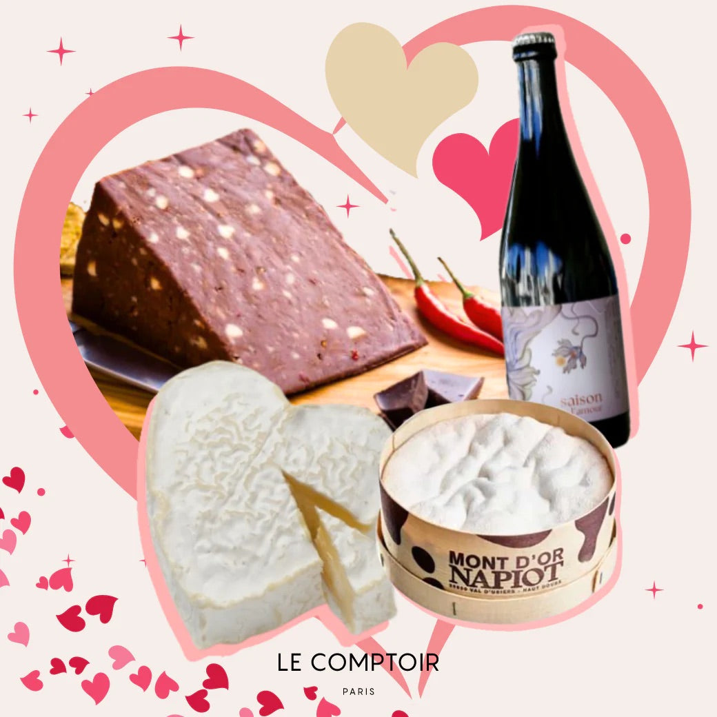 apéro. x Le Comptoir バレンタイン限定　クラフトビール＆チーズセット2/ Valentine's day Beer & Cheese Set2