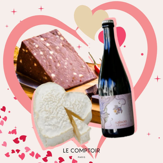 apéro. x Le Comptoir バレンタイン限定　クラフトビール＆チーズセット/ Valentine's day Beer & Cheese Set