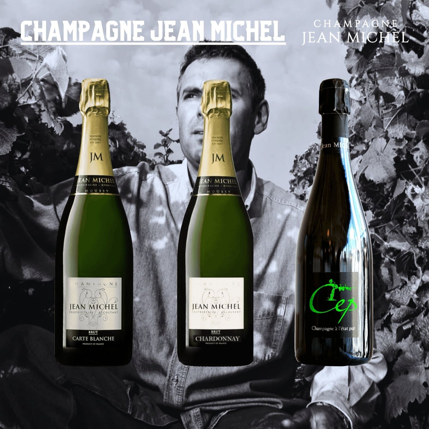 シャンパーニュ・ジャン・ミシェル ワインセット/ Champagne Jean Michel Wine Set